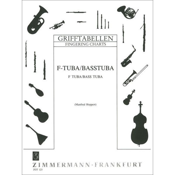 Zimmermann Verlag Grifftabelle Tuba F/Basstuba