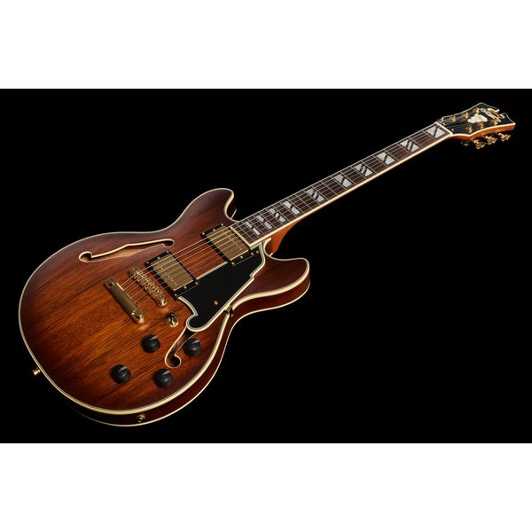 DAngelico Deluxe Mini DC Satin Brown Bur