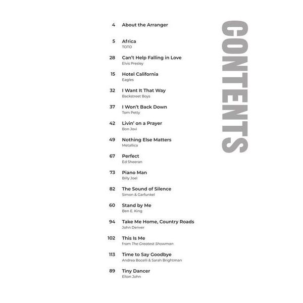 Hal Leonard Pop Standards Fingerstyle