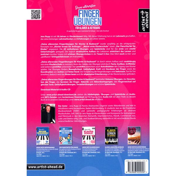 Artist Ahead Musikverlag Allerersten Fingerübungen