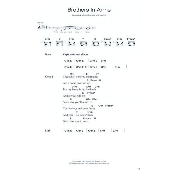 Wise Publications Dire Straits Complete Chord