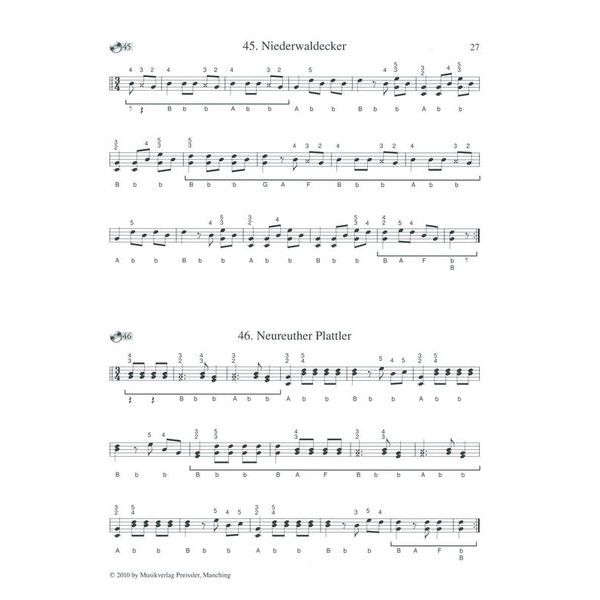 Musikverlag Preissler Schuhplattler aus Bayern