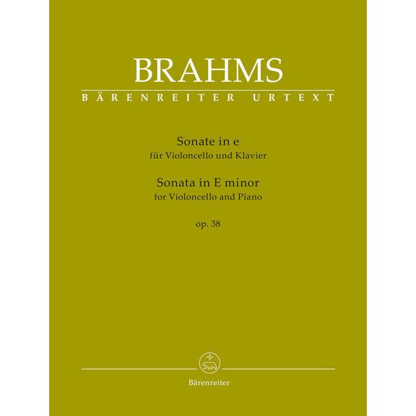 Brenreiter Brahms Cellosonate e-moll