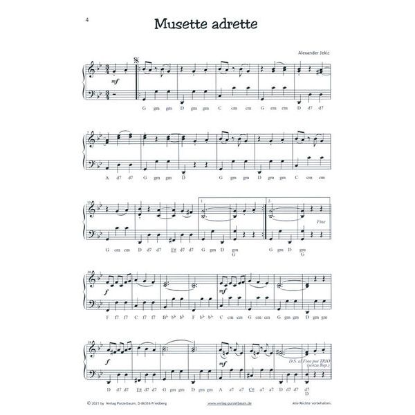 Purzelbaum Verlag Musette Bleu Deuxième