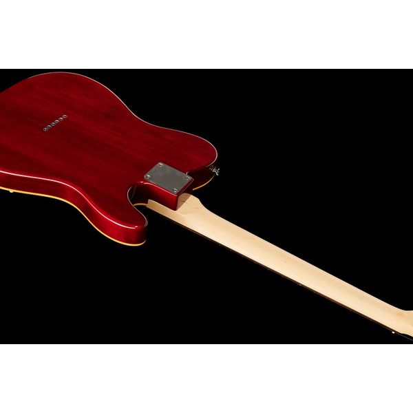 Harley Benton TE-90QM LH Trans Red