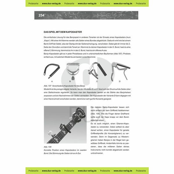 Edition Dux Banjo spielen!