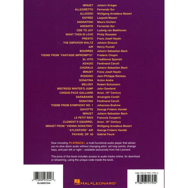 Hal Leonard Easy Classical Guitar Duets