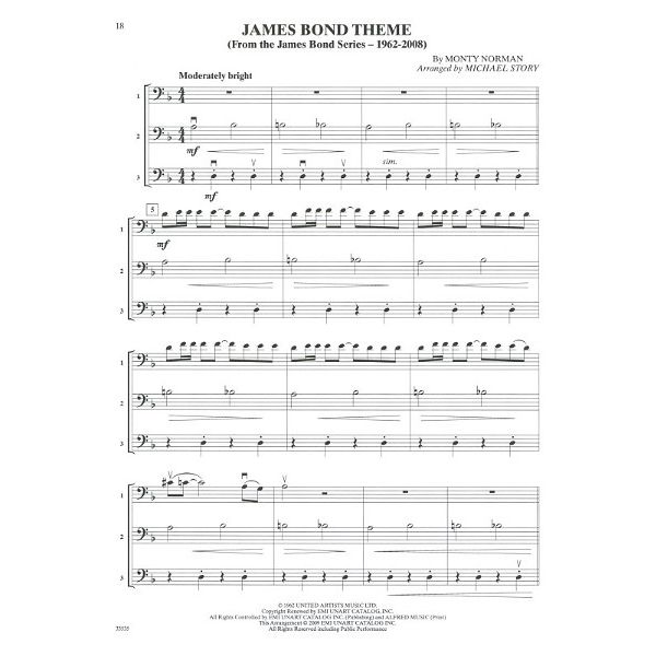 Alfred Music Publishing Movie Trios For All Cello/Bass