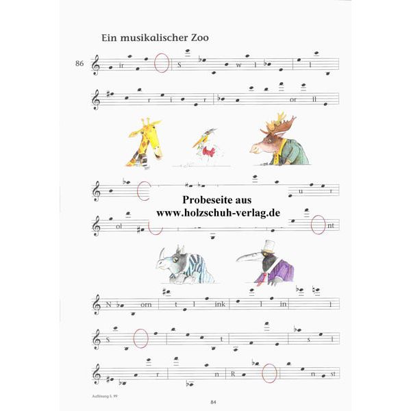 Holzschuh Verlag Jede Menge Flötentöne 2 Alto