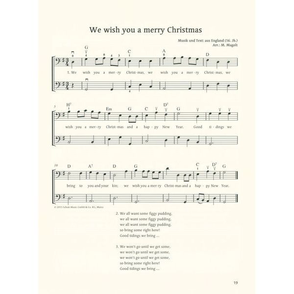 Schott Weihnachtsmann Cello