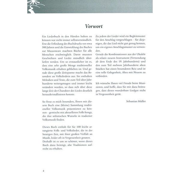 Schott Folk und Volk Gesang/Ukulele