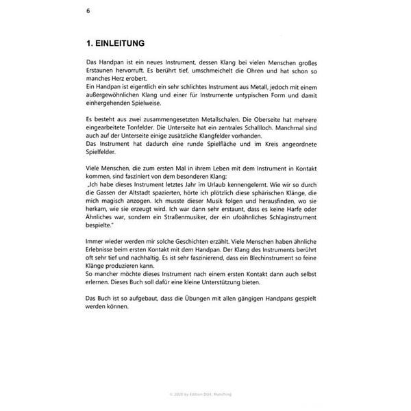Edition Dux Das Handpanbuch 1
