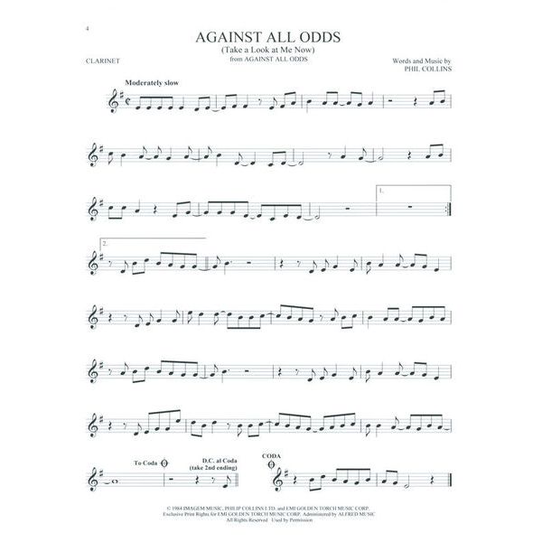 Hal Leonard 101 Movie Hits for Clarinet