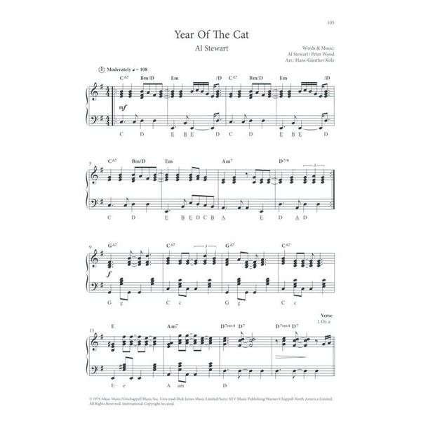 Holzschuh Verlag Kultsongs 70 Akkordeon