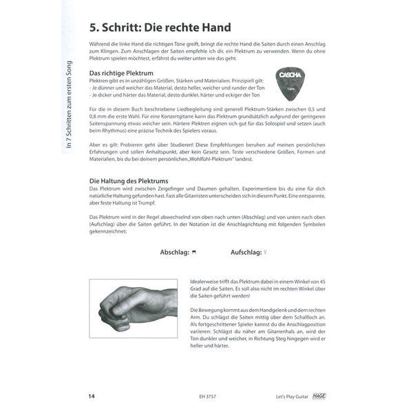 Hage Musikverlag Let's Play Guitar 1