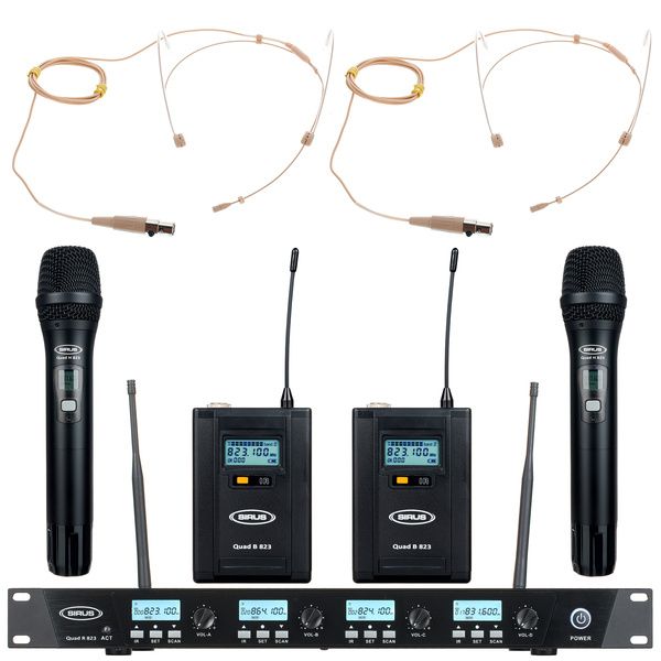 Sirus Quad R/2H/2B 2 Headmike O 823