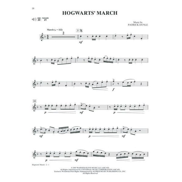 Alfred Music Publishing Harry Potter Complete Trumpet