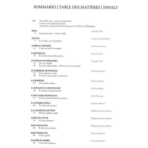 Ricordi Opera Italiana Tenor