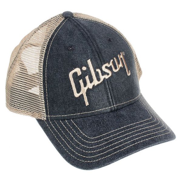 Gibson Baseball Cap Faded Denim
