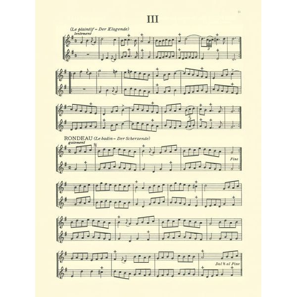 Brenreiter Chédeville Galante Duos Sopran