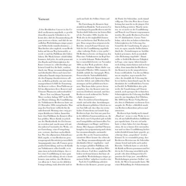 Henle Verlag Beethoven Violinkonzert D-Dur