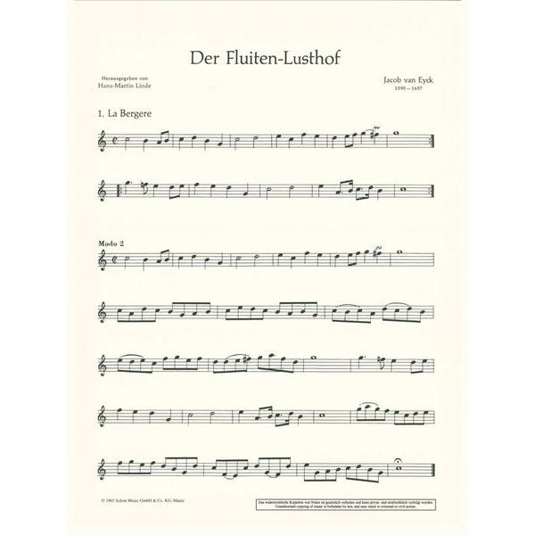 Schott Fluiten-Lusthof Variationen