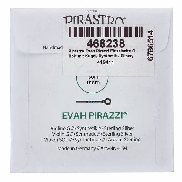 Pirastro Evah Pirazzi Violin G Soft BE