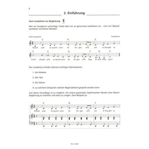 Sikorski Musikverlage Song-Playing Patterns Piano