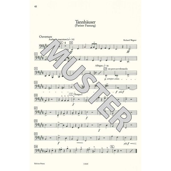 Edition Peters Orchester Probespiel Tuba