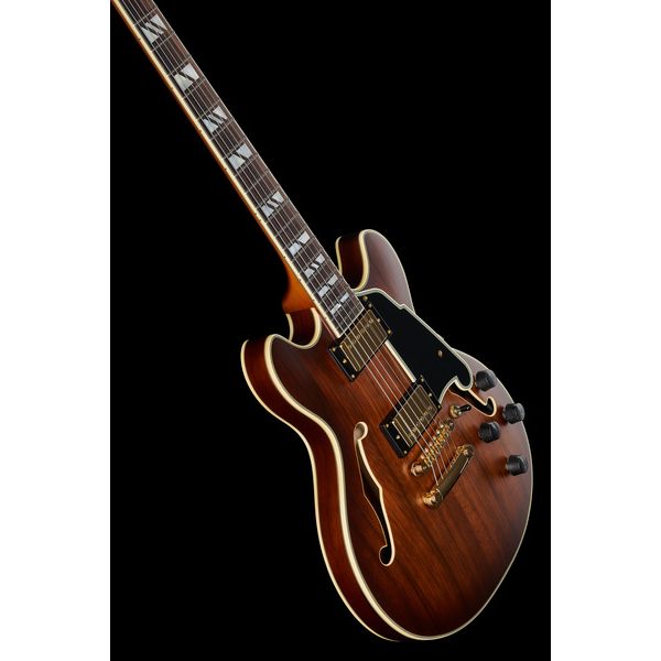 DAngelico Deluxe Mini DC Satin Brown Bur