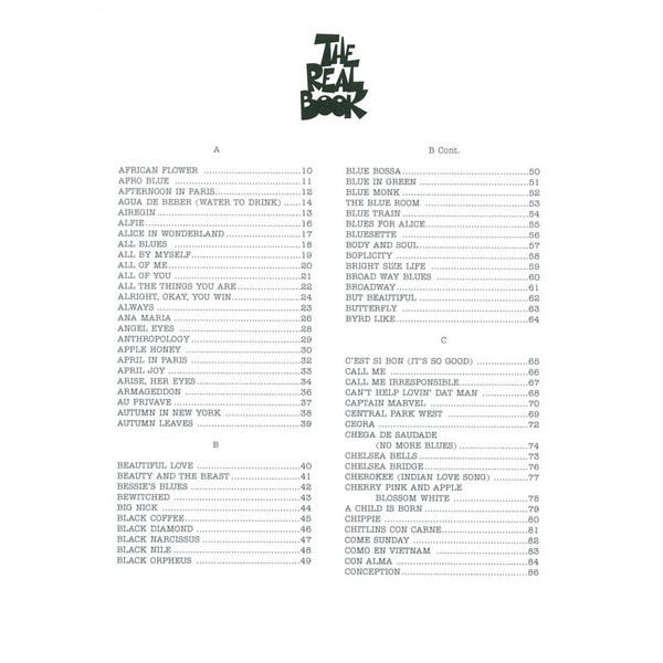 Hal Leonard Real Book 1 C