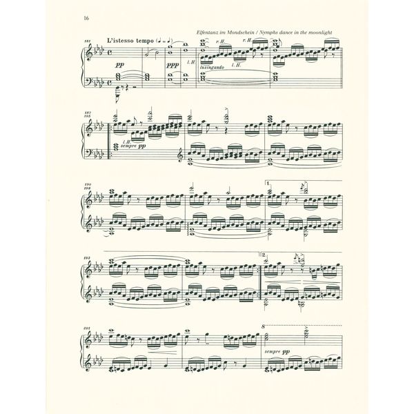 Schott Smetana Die Moldau Piano