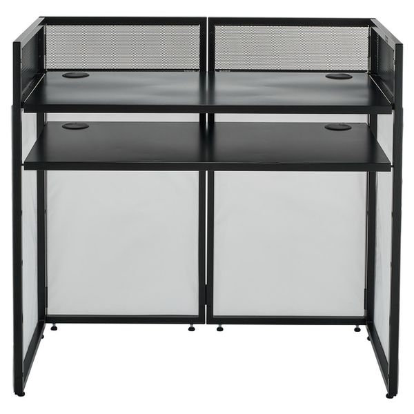 Roadworx DJ Table White Shelf