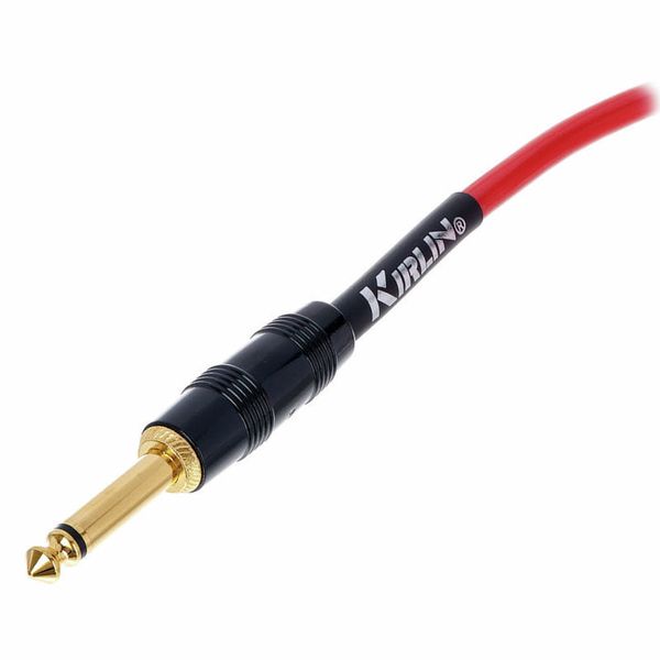 Kirlin Premium Coil Cable 6m Red