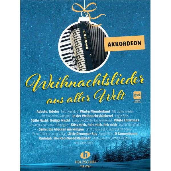 Holzschuh Verlag Weihnachtslieder Akkordeon