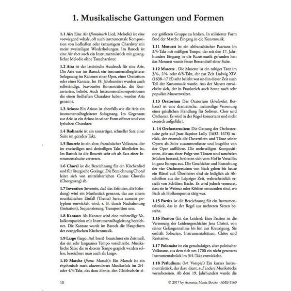 Acoustic Music Books 40 Masterworks J.S.Bach