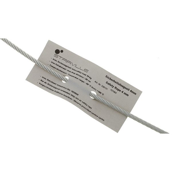 Stairville Safety Set 80cm/4mm 10pcs.