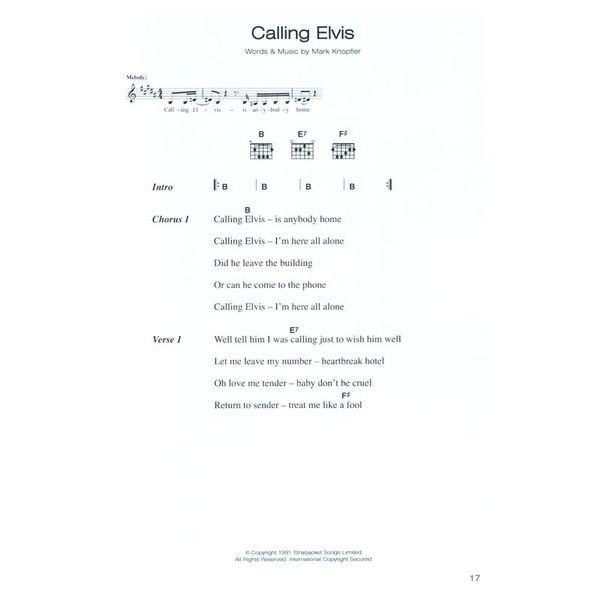 Wise Publications Dire Straits Complete Chord