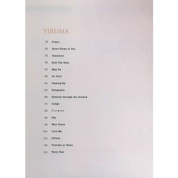 Volonte & Co The Best of Yiruma Easy Piano