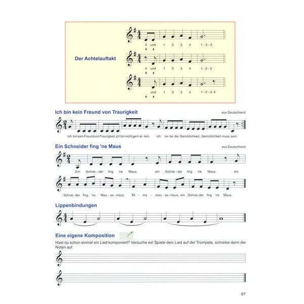 Horst Rapp Verlag Trompetenschule 1 für Anfnger