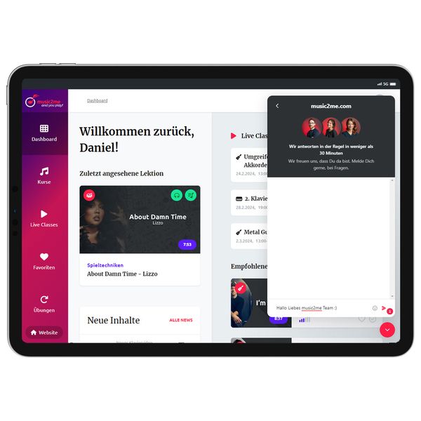 music2me Piano - 3 Months Access