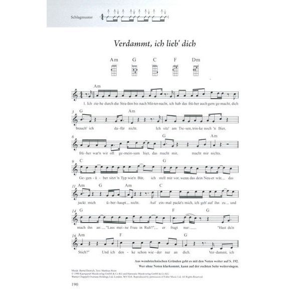 Schott Schlagerbuch Alt und Jung Uku