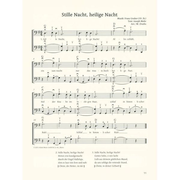 Schott Weihnachtsmann Cello