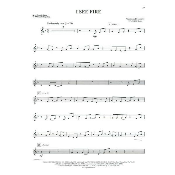 Alfred Music Publishing Hobbit Trilogy Trumpet