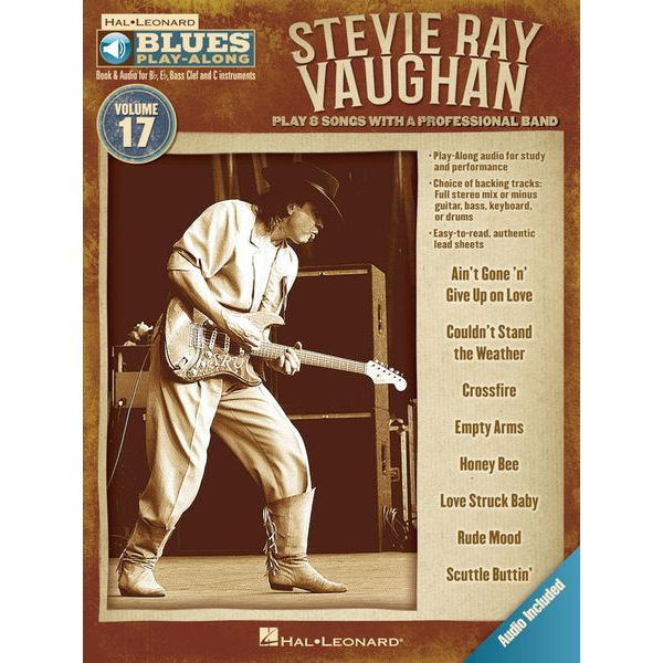 Hal Leonard Blues Play-Along Stevie Ray