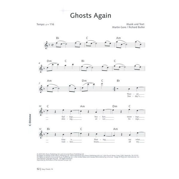 Music Factory Easy Charts Play-Along 14