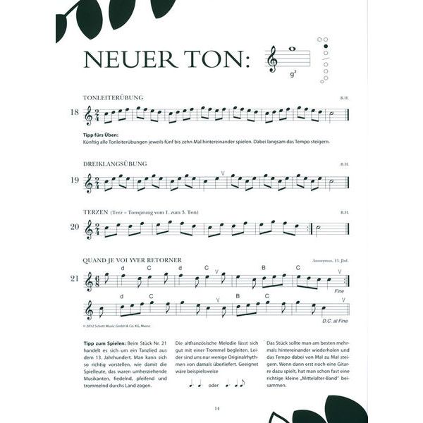 Schott Altblockflötenschule