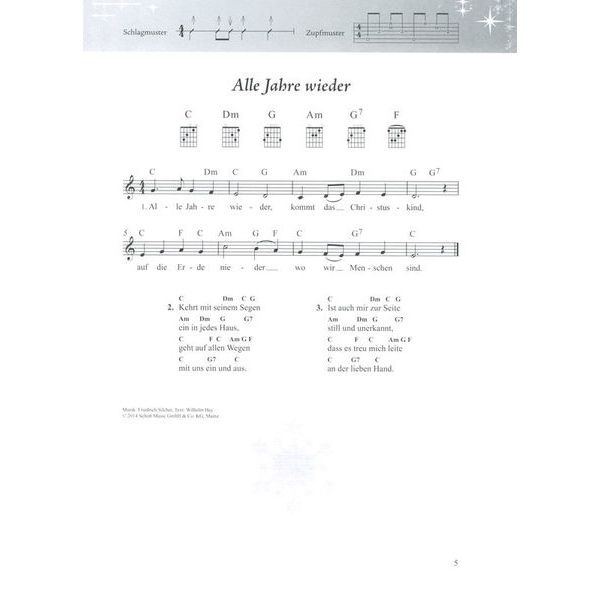 Schott Weihnachtslieder Gitarre XXL