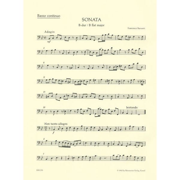 Brenreiter Italienischer Barock