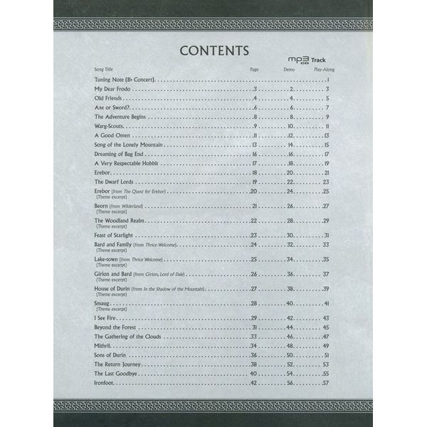 Alfred Music Publishing Hobbit Trilogy Clarinet